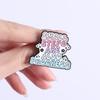Small Steps Are Also Progress Enamel Pins Inspirational Phrases Brooches Lapel Badge Cartoon Motivation Jewelry Gift for Friends