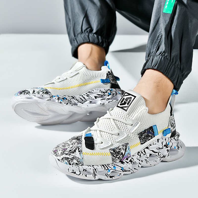 Fashion Demi-season Net Luxurious Sneakers Loafers Tennis Skateboarding Man Green Sports Shoes High Tech New Season Jogging