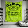 Jack Daniel'S Old No Brand Tennessee Sour Mash Whiskey Jack Daniel Distillery Lynchburg Tenn Usa Tapestry Background Cloth Wallmounted