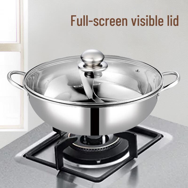 

BYSTON 30cm 400 Series Stainless Steel Hot Pot