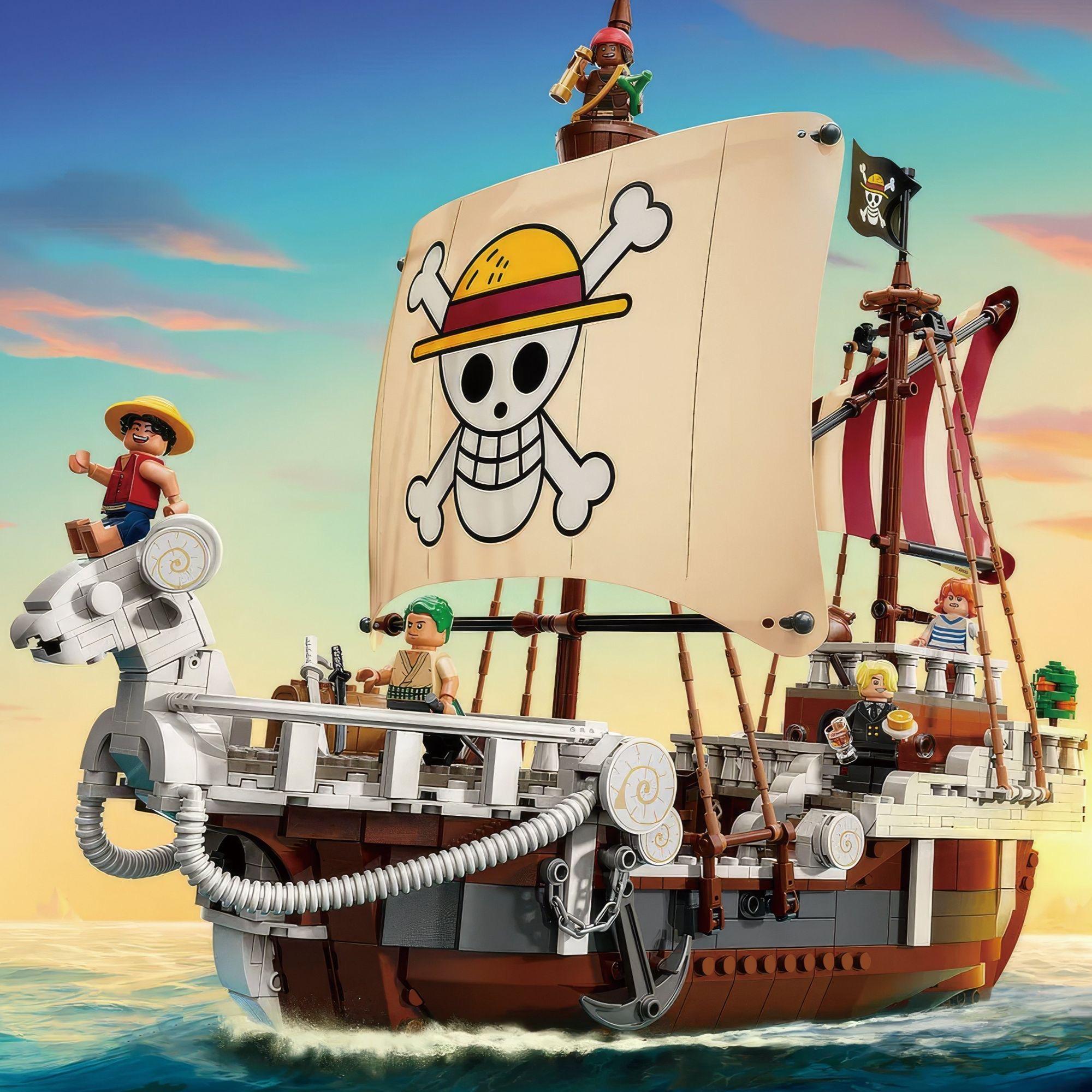 

В наявності 2025 НОВИЙ ONE PIECE Корабель Мелі Луффі 75639 Конструктор Цеглинки Набір Іграшки Для Дітей Подарунки на День Народження Різдво