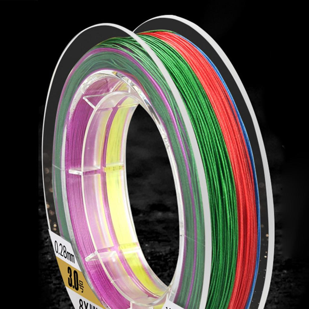 Strong PE Braided Saltwater Fishing Line 4/8 Strands 12/15LB
