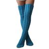 Women's Thigh High Socks Winter Warm Over the Knee Socks Cable Knitted Boot Socks Fashion Extras Long Leg Warmers Gifts