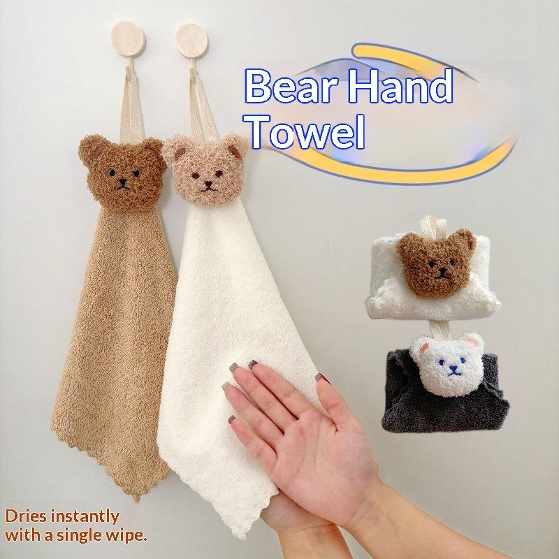 Kids Hand Towels Cute Baby Fingertip Towels Fast Drying Super Absorbent Soft Cotton For Kitchen Bathroom School Washroom