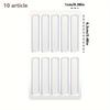 Clear Anti-Collision Door Handle Protectors, No-Scratch Silicone Anti-Slip Door Stickers, Soundproof Door Pads
