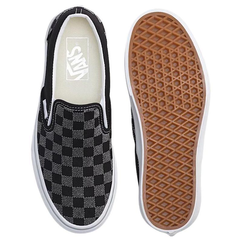 Vans CLASSIC SLIP ON Skateboard Shoes Unisex Black Sneakers VN000EA9CJK
