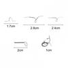 Fly Fishing Rod Guides Set Hard Guides And Tip Ring Hook Keeper For Rod Repair