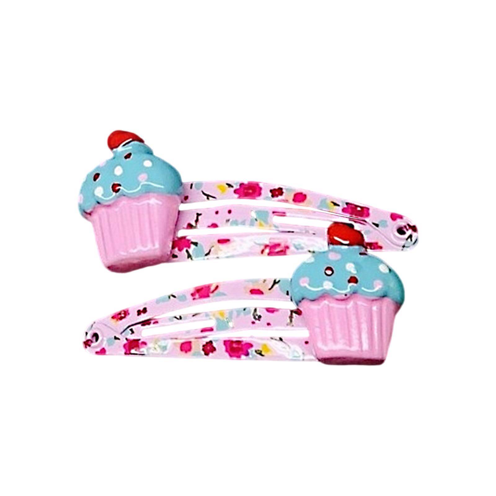 

1 Pair Glitters Flower Fruit Hair Clips For Girls Cartoon Hair Accessories For Kids Birthdays Children s Hair Ornaments A