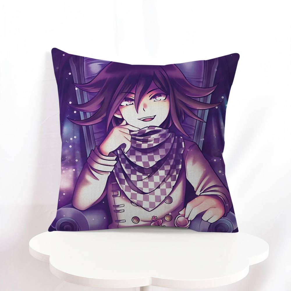 Kokichi Oma Office Cushion Pillowcase Car Cushion Cover45X45CM Lumbar Pillowcase Sofa Pillowcover