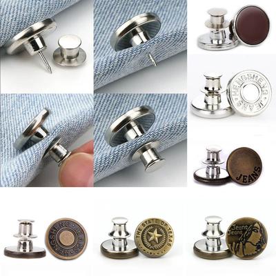 Bekleidung Nähen Abnehmbar Reduziert Zoll Hosen Knöpfe Jeans Knopf Pins Passen Sofortknöpfe Für Jeans
