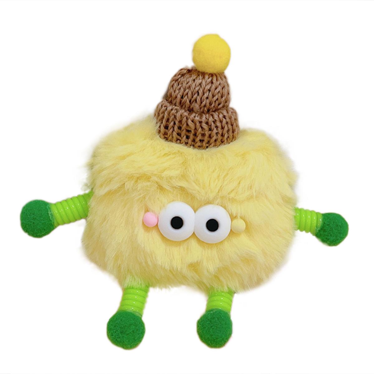 

For AirPods Pro 2/Pro Plush Fluffy Warm Case 3D Cartoon Spring Man Earphone Cover