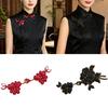 Chinese Styles Satins Frogs With Intricate Beadworks For Formal Styles