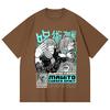 230 g/m² 100 % Baumwolle Jujutsu Kaisen V63 Mahito Print Unisex Schweres Baumwoll-T-Shirt