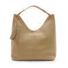 FIRANO Women's Round Curved Tote Bag (with Pass Case) 403105 Greige