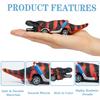 6 Pack Dinosaur Toy Pull Back Cars Set, Dino Toys for 3 Year Old Boys & Toddlers, Mini Animal Figure Pull Back Cars Toys Dinosaur Games with T Rex