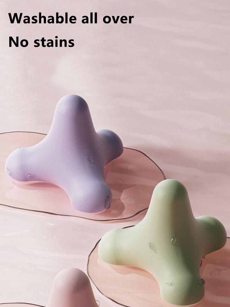 Faszienball mit vier Ecken, Plantarfaszienball, Massageball für Schultern, Nacken, Taille, Hände, Laktatübungen, Entspannung, Meridian-Fitnessball