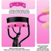 Eyelash Curlers with Comb Lash Curler with 5 Replacement Refills, 3 Combs, 10 Seconds Curl and Lifted Lashes Black and Purple