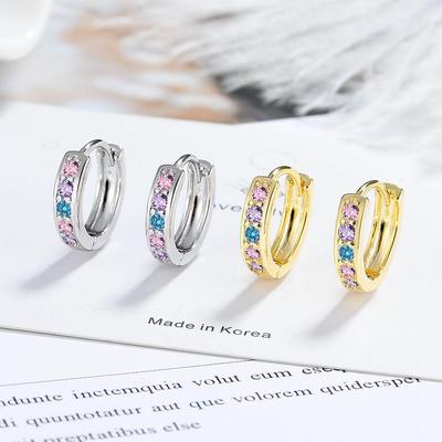 European & American Zircon Ear Clips: Luxury Women's Earrings with Korean Style, Internet Celebrity Design, Diamond-Studded for a Chic Commuter Look.