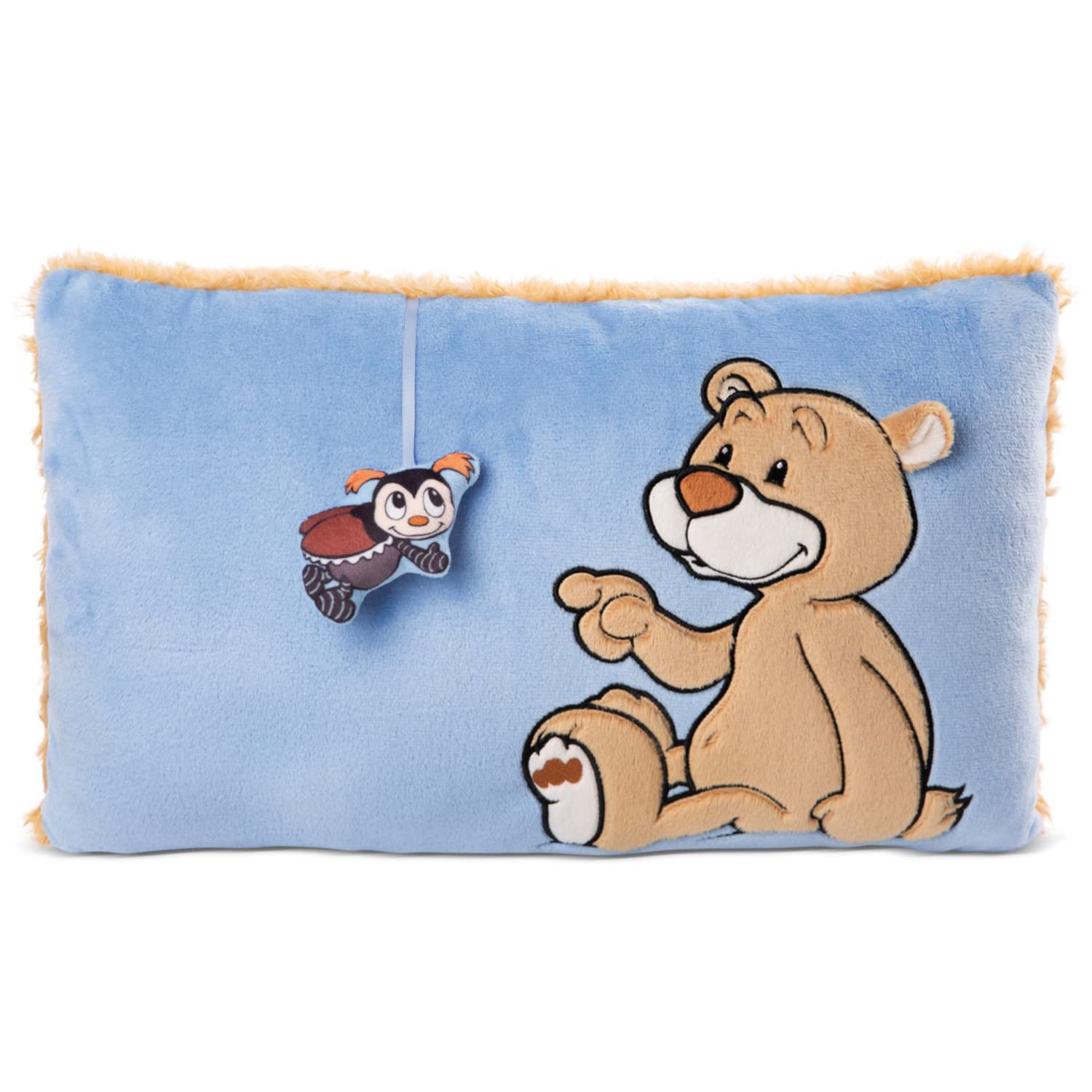 

NICI Cushion Classic Bear 2023 Bear Milo 43x25cm Blue Brown