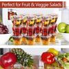 Clear Plastic Cups Thickened Drinking Cups for Parties Weddings Bars 9 Oz Food Safe Disposable Cups for Wine Cocktails Punch