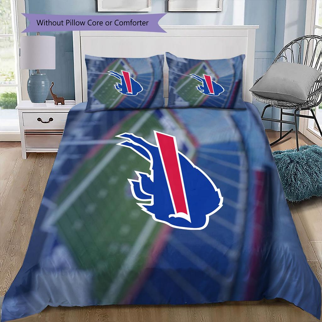 Bills Pattern Bedding Home Decoration Birthday Gift ( 1 Duvet Cover + 2 Pillowcase, Without Core),fan Merchandise.