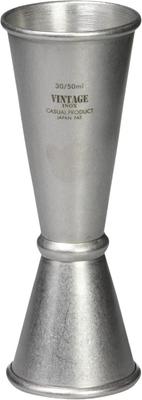 Aoyoshi VINTAGE INOX Measuring Cup 3050ml Cocktail Whiskey Stainless Steel Distressed Finish Made In Japan Dishwasher Safe Jigger Cup Measuring Cup