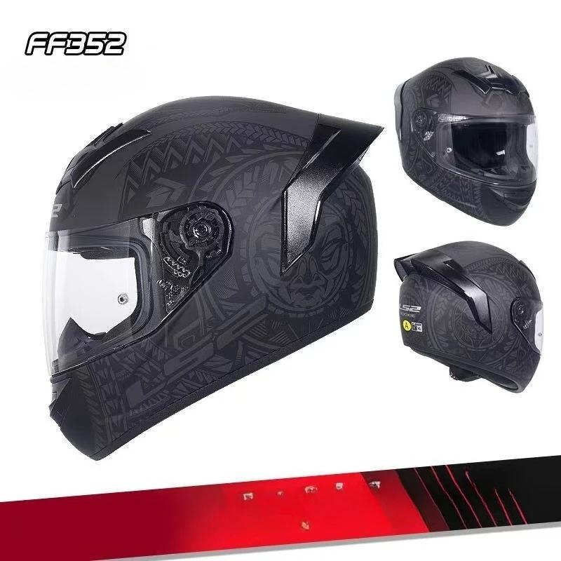 Hot Helmet Accessories Suitable for LS2 FF352 Large Tail Air Vane Combat Radar Track Spoiler Throttle Modified Tail