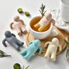 Filtre à Thé en Silicone Passoire à Thé Suspendue Infuseur à Thé Réutilisable Outil Unique pour Infuser le Thé pour la Maison, le Restaurant, l'Extérieur, les Voyages