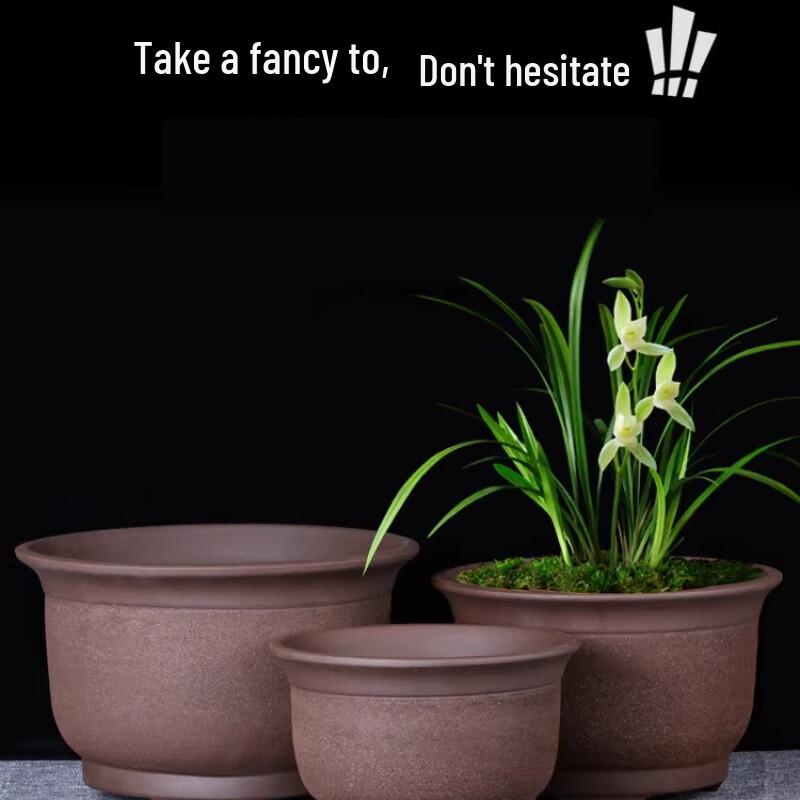 Zisha Ceramic Flower Pot