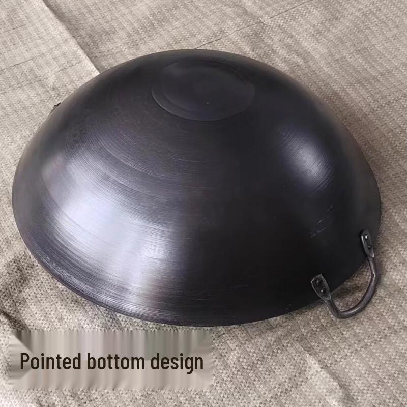 Zhi Shi 60cm No-Coating Refined Iron Wok