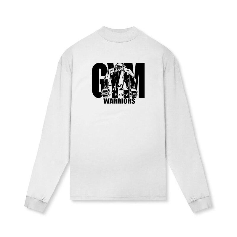 

Осенний свитер, мужской сплошной цвет, американский ретро-пуловер с капюшоном, футболка для фитнеса XXL