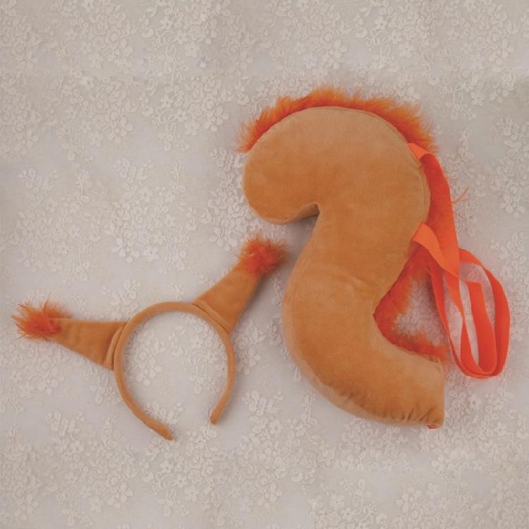 Squirrel Ear Heandband and Squirre Tail for Kid Adult Halloween Cosplay Parties