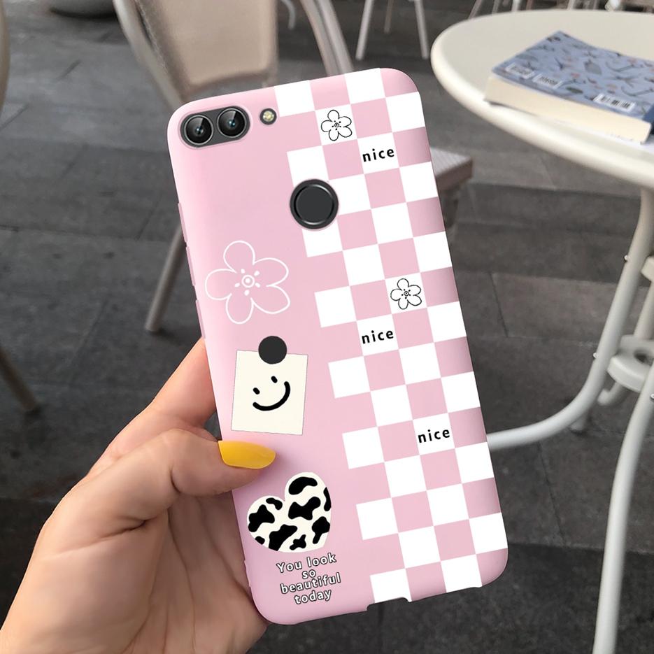 Para Capa Huawei P Smart FIG-LX1 FIG-LA1 Nova Arte Pintada Coque Capa de Silicone Macio Para Huawei P Smart PSmart 2018 Capa Traseira