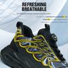 Safety Work Shoes Men Plastic Toe Safety Boots Fashion Lightweight Comfort Working Sneakers Anti-puncture Indestructible Shoes