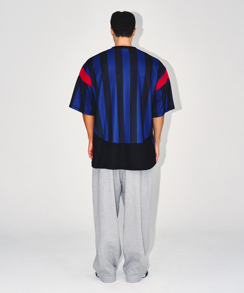 BORN TO WIN Chrome B Maxi Wide Pants [Melange Grey]