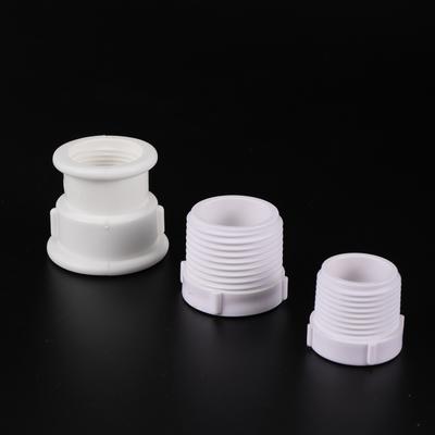 2pcs 1/2" 3/4" 1" Thread Conversion Connector Plastic Female Male Thread Reducing Connector Irrigation Fitting Aquarium Joint