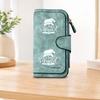 Printed Long Zipper Wallet, Large-capacity Card Holder, Unisex Clutch Bag, Stylish Zippered Coin Purse, Suitable for Daily Use, a Great Gift for