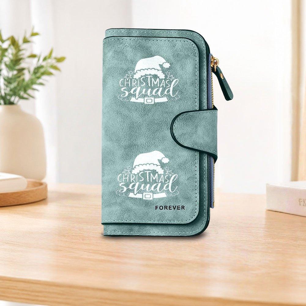 Printed Long Zipper Wallet, Large-capacity Card Holder, Unisex Clutch Bag, Stylish Zippered Coin Purse, Suitable for Daily Use, a Great Gift for