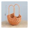 Handwoven Flower Basket Handmade Rattan Multifunctional