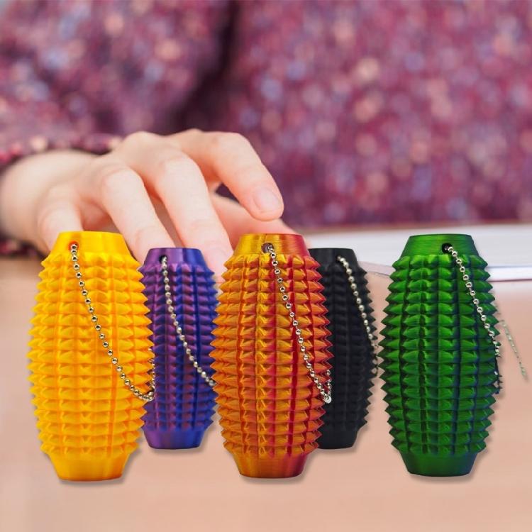 Mini Anxiety Relief Keychain Sensory Fidgets Roller For Adults Stress Management Concentration Tool Portable Design