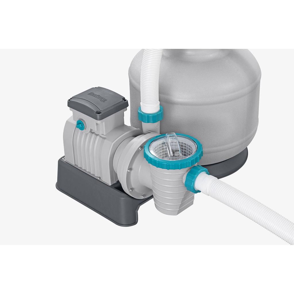 Bestway 58486 11355 L/H Pool-Sandpumpe + Filterbälle