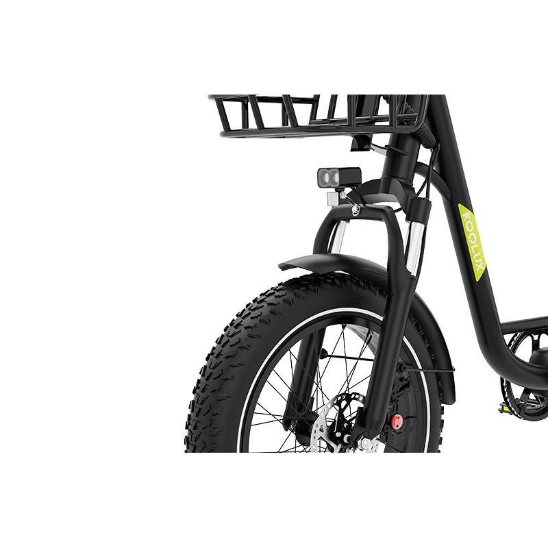 Electric Bike Adult KOOLUX 20" 750W Motor Top Speed 50Km/h 48 V 25AH Max Range 120Km Load 120Kg Black X7