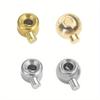 20Pieces Convenient Bead Positioning Clasps Stopper Spacer Bead Crimp End Beads Jewelry Accessories for Handmade Crafts.