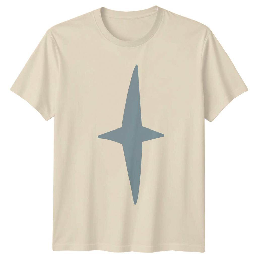 Minimalist Geometric Star Design T-Shirt Minimalism Abstract Birthday Gift
