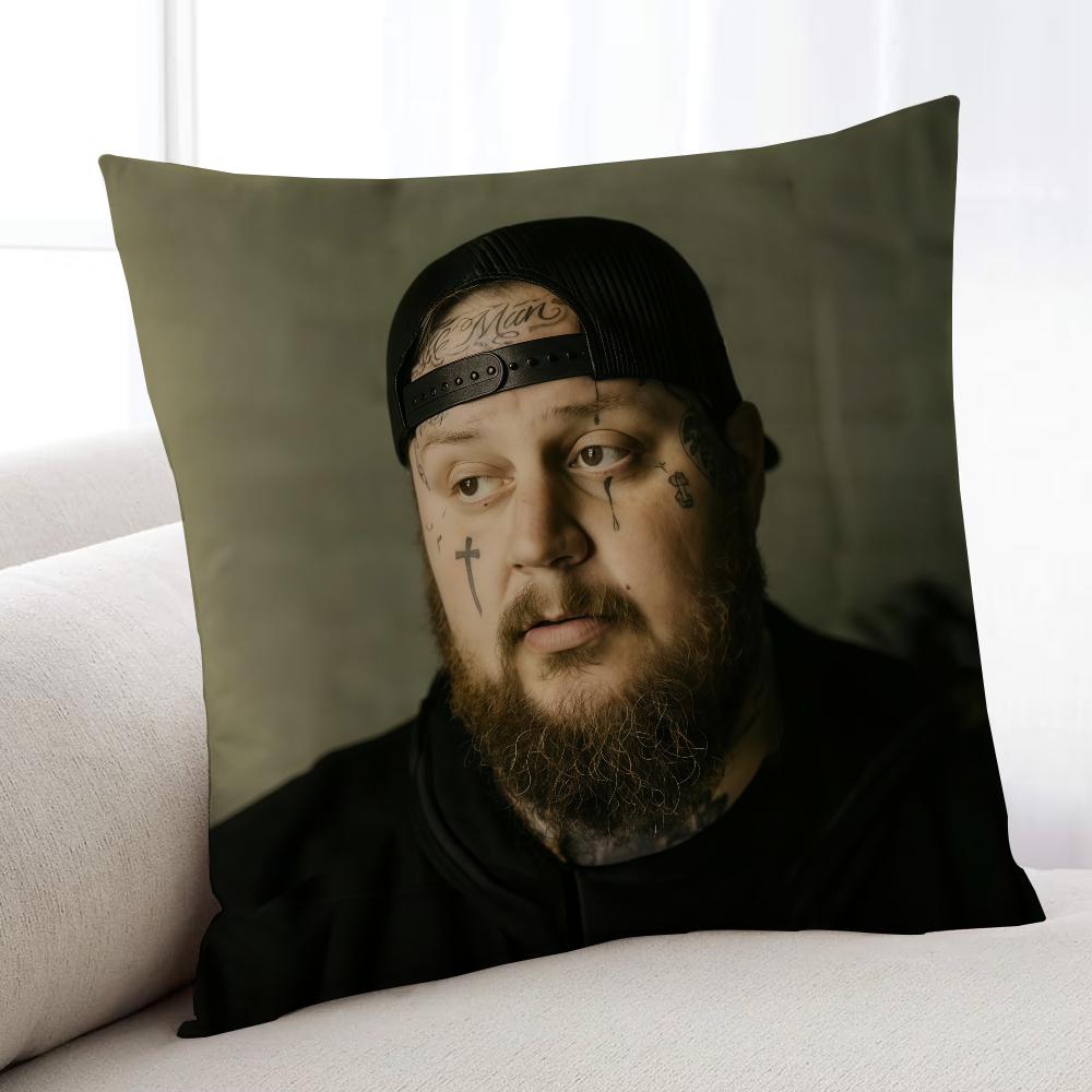 Rapper JJelly Roll Hip Hop cushion cover Home Bedding Sofa living Room pillowcase Simple Soft Skin Cushion Cover Party Gift