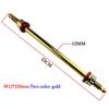 Universal M10/12x220-360mm Motorcycle Electric Car Front Wheel Axle Shock Axis For Honda Yamaha Cygnus-X BWS RSZ Niu Dirt Bike
