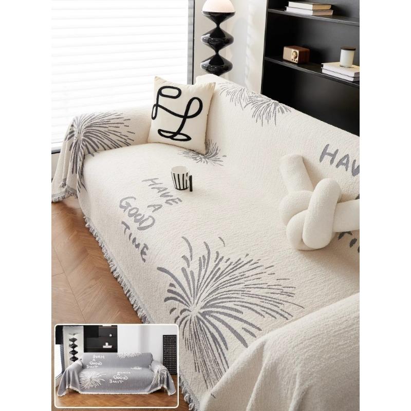 The New Sofa Towel Full Cover Cloth All Seasons Universal Simple Modern Anti-cat Scratch Sofa Cover Towel, Sofa Blanket