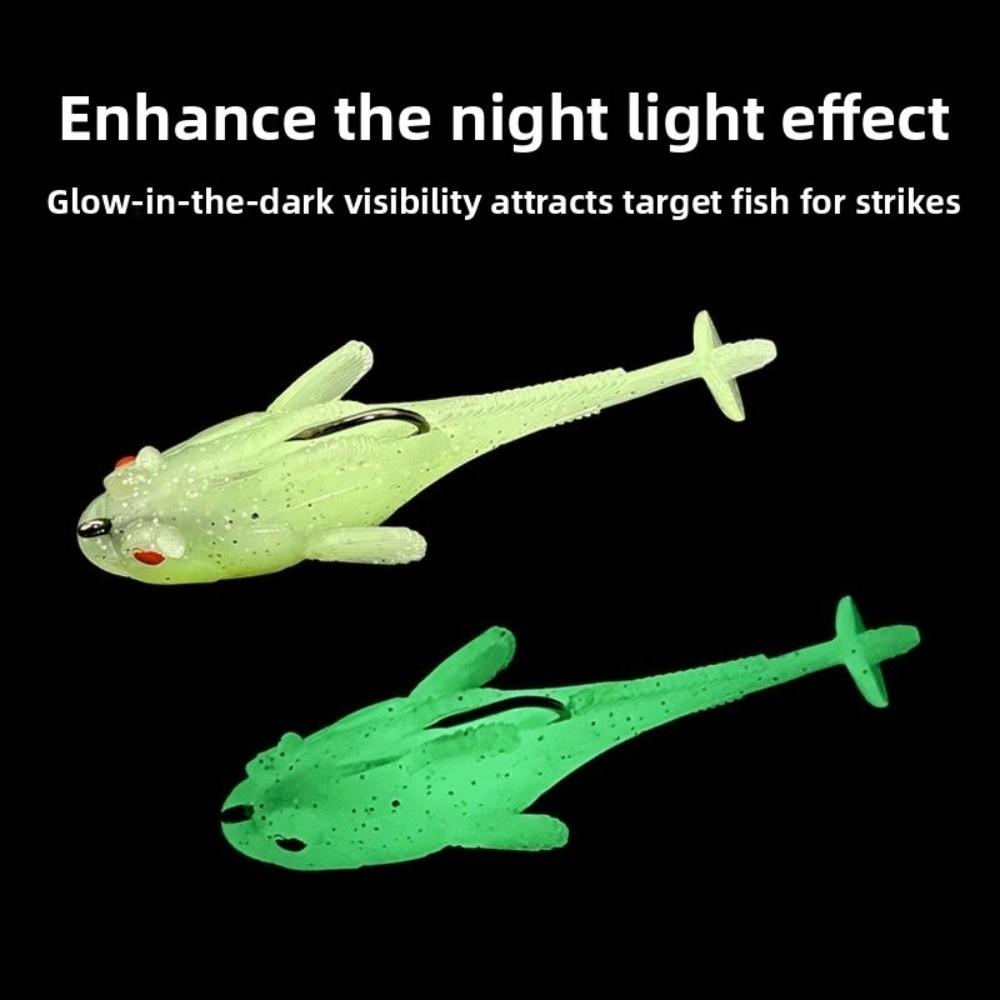 2pcs 9g Weight Silicone Goby Lure Jig Hook 12g Weight TPE Fishing Lure Perch Tackle Soft Material Swimbaits Jigging Technique