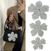 Rhinestone Flower Patches DIY Decorative Patches New Beaded Patches  Clothes Accessories