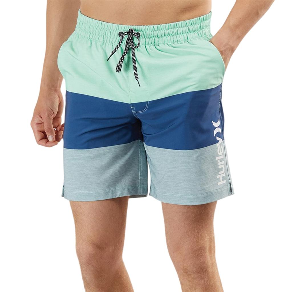 Hurley Mens Volley Colour Block Swim Shorts
